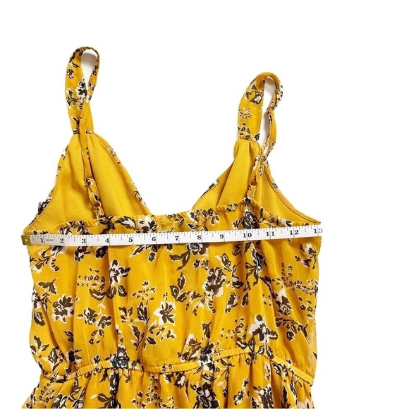 TRIXXI Women’s Yellow Floral Dress - Small - Picture 7 of 10